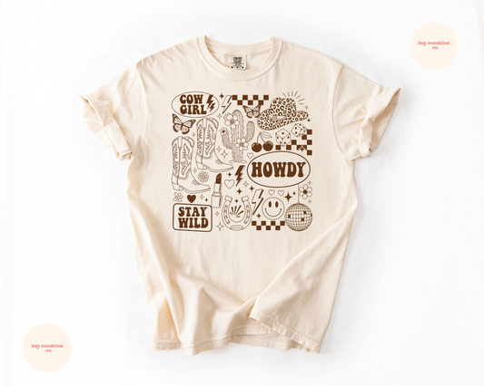 Cowgirl Retro Tee