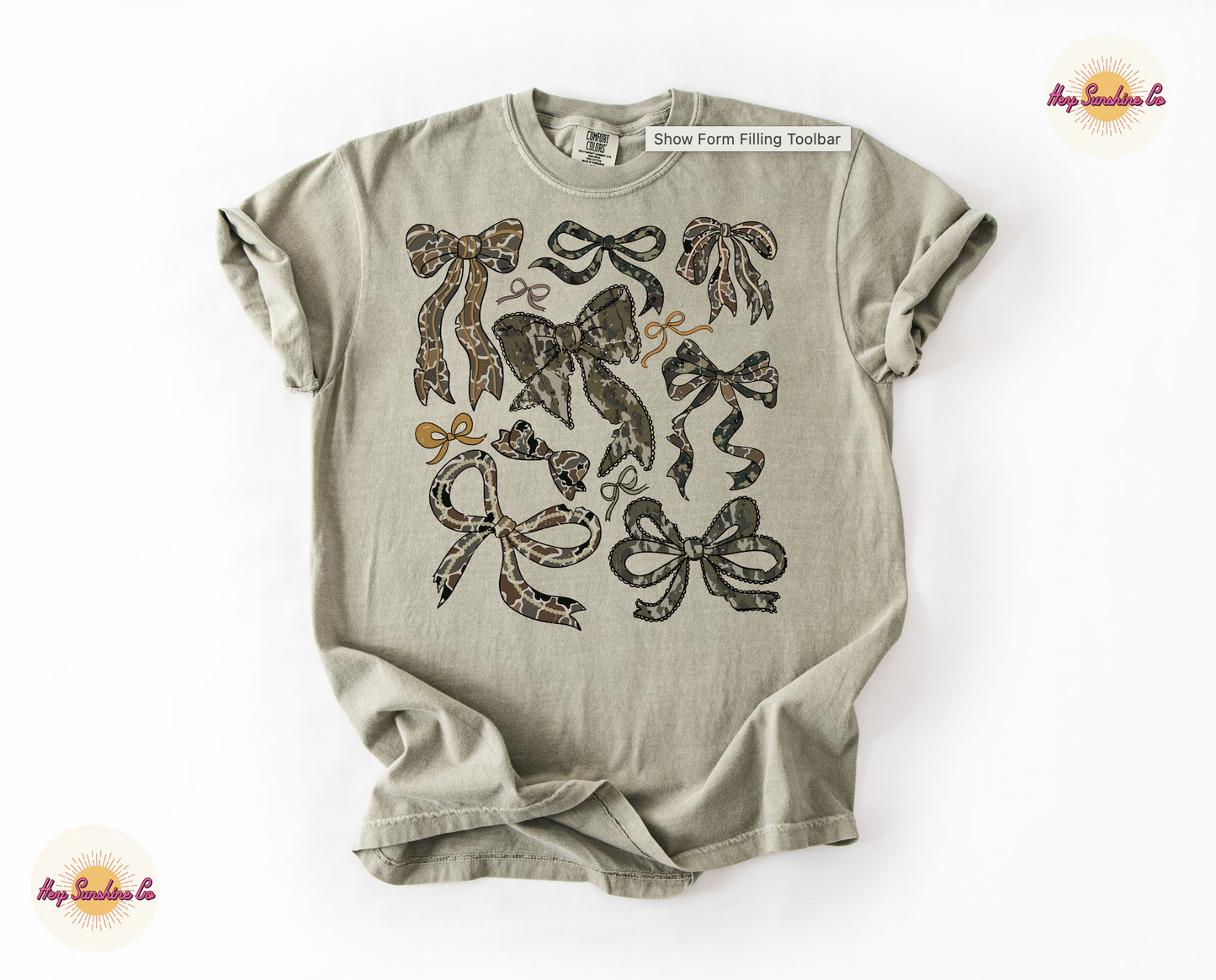 Camo Bow Tee
